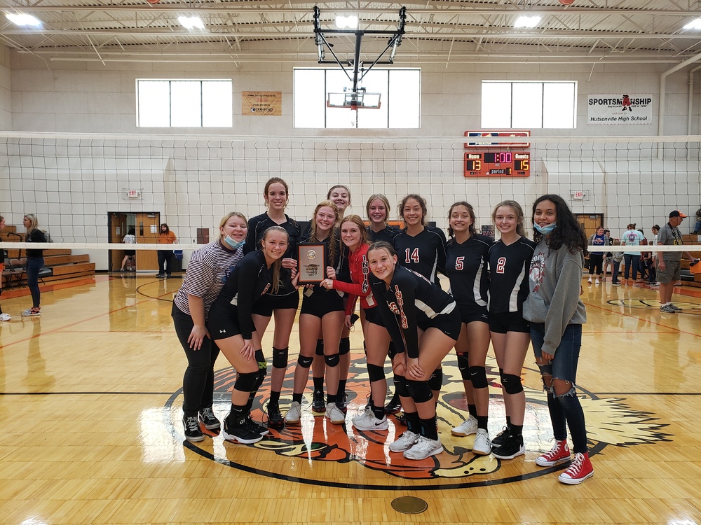 Lady Indians Win Hutsonville Tournament!
