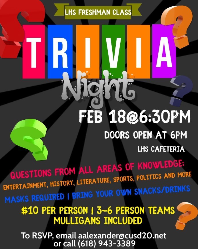 Trivia Night is BACK!!!!