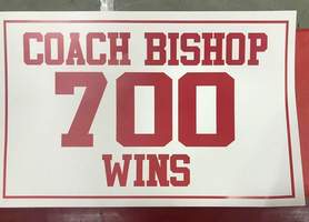 Coach Bishop hits 700 Career Wins!!!